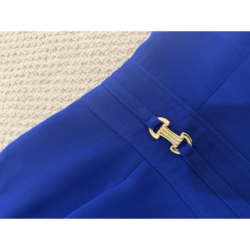 TAHARI women blue dress size 4 - Picture 6 of 9